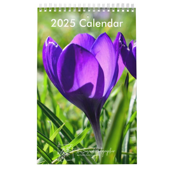 Calendrier Full Bloom 2025 Calendar one-page small (Protection)