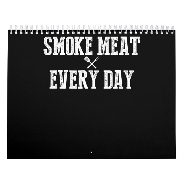 Calendrier Funny Bbq Smoker Accessoire Pitmaster Papa Grillin (Protection)