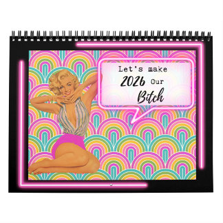 Calendrier Funny Calendar For Her Gift Friend Retro Vintage