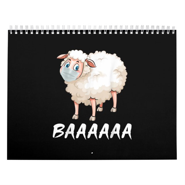 Calendrier Funny Quarantine | Mask Sheep Cadeaux tendance (Protection)
