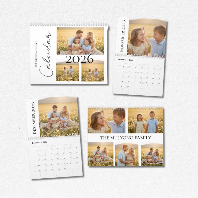 Calendrier Funny & Relaxed Family Moments 2026 Photo Calendar (Créateur téléchargé)