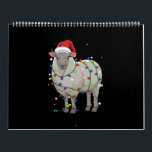 Calendrier Funny Sheep Christmas | Venin de Santa Claus<br><div class="desc">L'amazing vend pour les cheep lovers, les fans, les enthousiastes, ou those who love sheep. People who love farm animal humor or the farmers wife & farmers daughter will love this fun design. Great present for farmers, rancher, and sheep shearers. Idéal as venin pour les girls, fermiers, gardés, flores, sheep...</div>