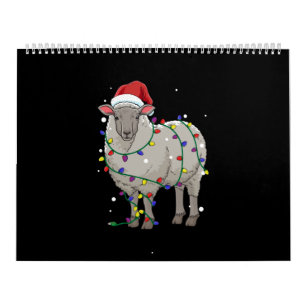 Calendrier Funny Sheep Christmas Venin de Santa Claus