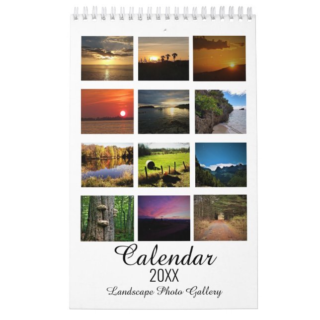 Calendrier Galerie de photos du paysage (Protection)