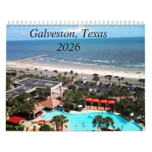 Calendrier Galveston, Texas 2026