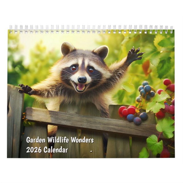 Calendrier Garden Wildlife Wonders 2026 Calendar (Protection)