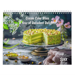 Calendrier Gâteau à la Crème Bliss – Une Année de Délices Déc