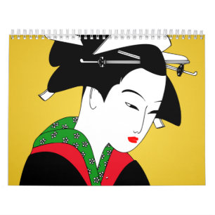 Calendrier Geisha Girl japonaise