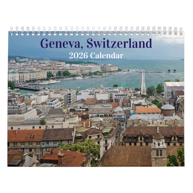 Calendrier Genève, Suisse 2026 (Protection)