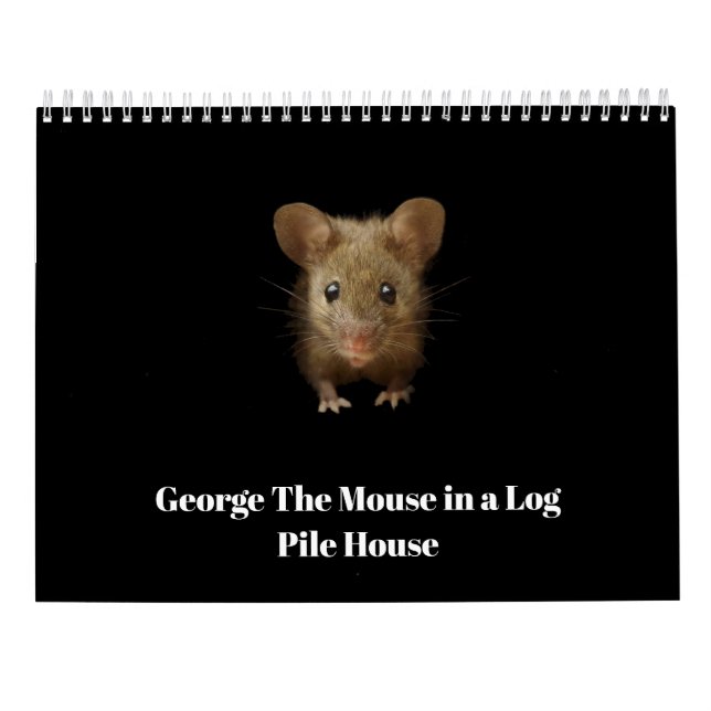 Calendrier George la souris avec des framboles (Dos)