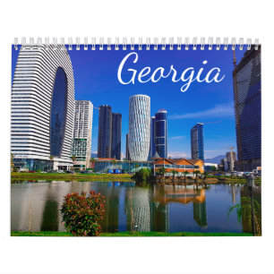 Calendrier Géorgie Tbilisi Barumi Architecture Paysage