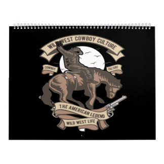 Calendrier gibier cowboy culture the american lewild