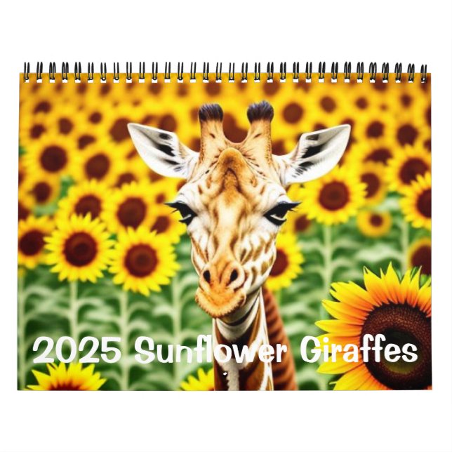 Calendrier Girafes et tournesols 2025 (Protection)