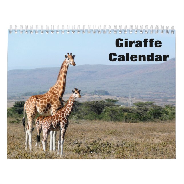 Calendrier Giraffe 2025 (Protection)