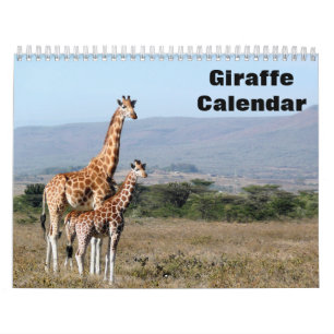 Calendrier Giraffe 2025
