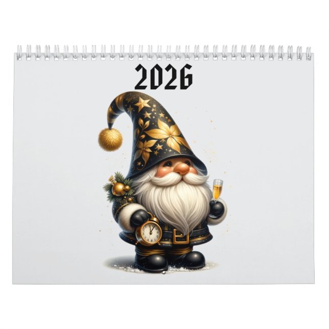Calendrier gnomes mignons  (Protection)