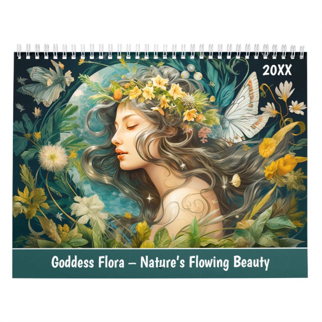 Calendrier Goddess Flora – Nature’s Flowing Beauty (Protection)