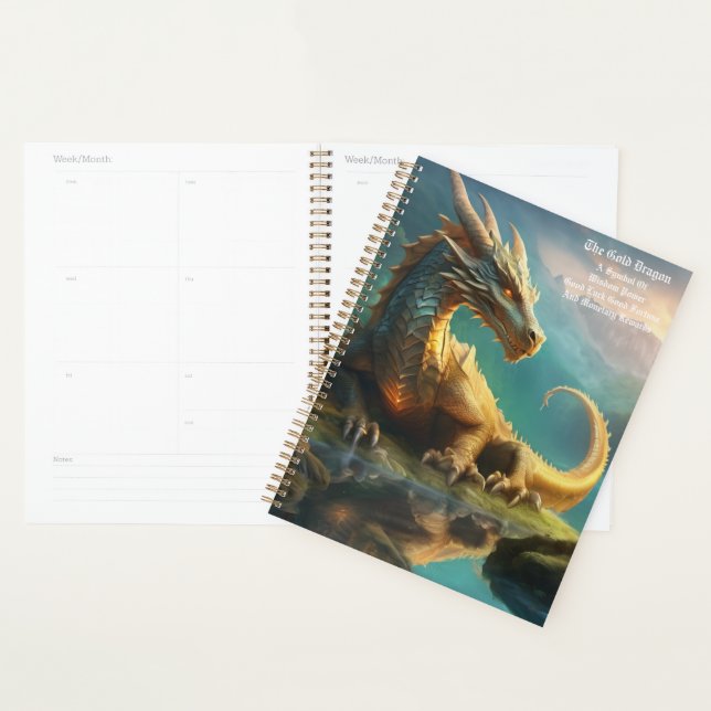 Calendrier Gold Dragon (Devant avec enveloppe)