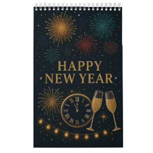 Calendrier Gold New Year