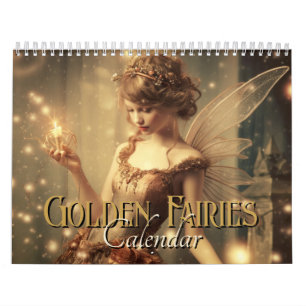 Calendrier Golden Fairy Imaginaire Fae Femmes 2024