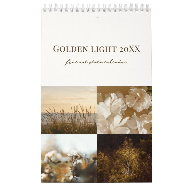 Calendrier Golden Light 2026 (petit) (Protection)