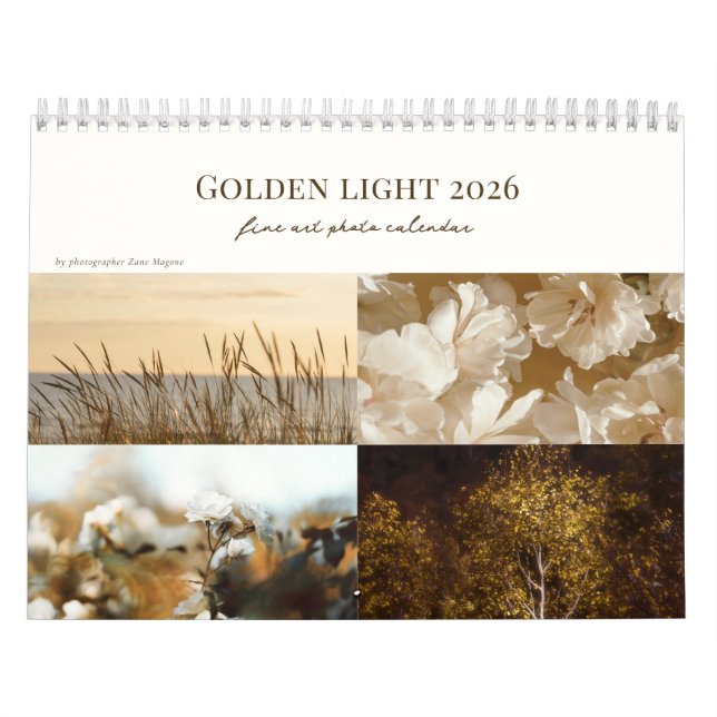Calendrier Golden Light calendar 2026 (Protection)