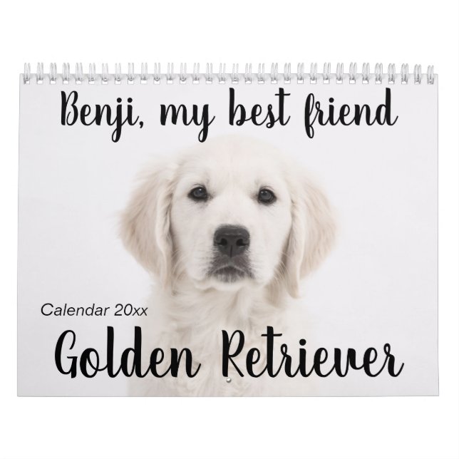 Calendrier Golden Retriever 2023 (Protection)