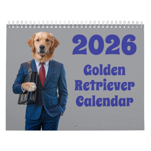 Calendrier Golden Retriever Calendar (Protection)