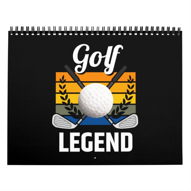 Calendrier Golf Legend Golf Ball Funny Golfeur (Protection)