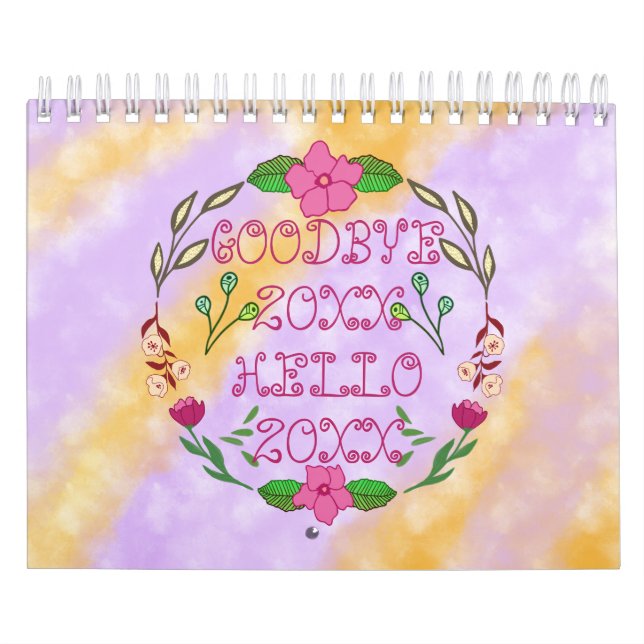 CALENDRIER GOODBYE 20XX HELLO 20XX (Protection)