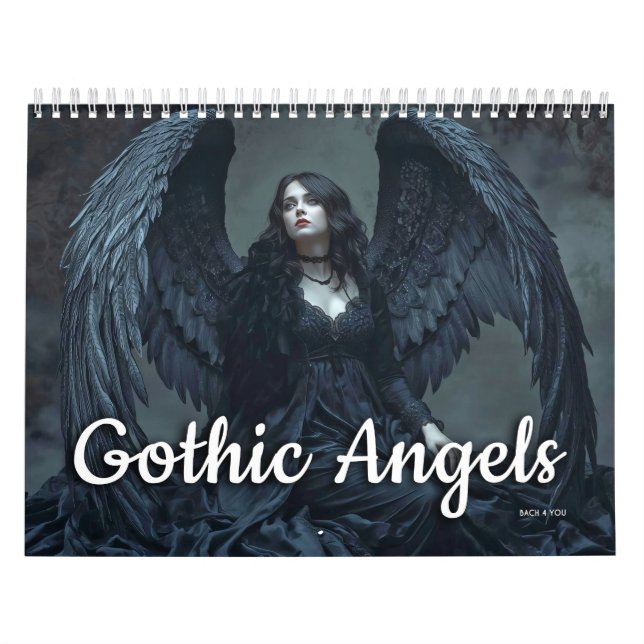 Calendrier Gothic Angels Calendar (Protection)
