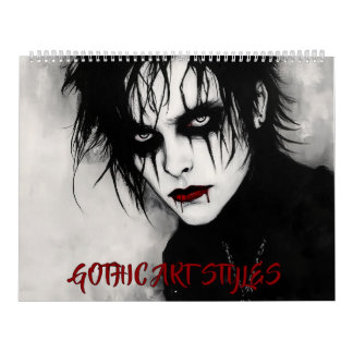 Calendrier Gothic Art Styles Calendar