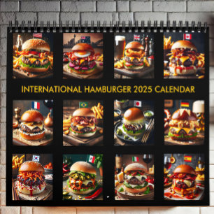 Calendrier Goût du Monde : Hamburgers Internationaux 2025