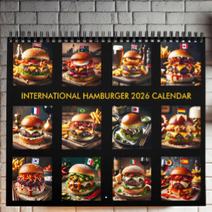 Calendrier Goût du Monde : Hamburgers Internationaux 2026