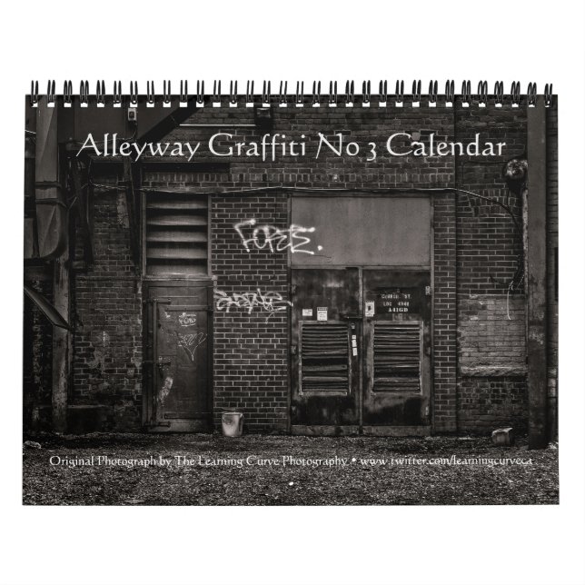 Calendrier Graffiti Alleyway No 3 (Protection)