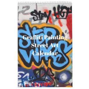 Calendrier Graffiti coloré Peinture Street Art 2023