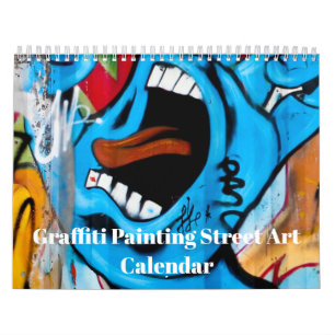 Calendrier Graffiti coloré Peinture Street Art 2023