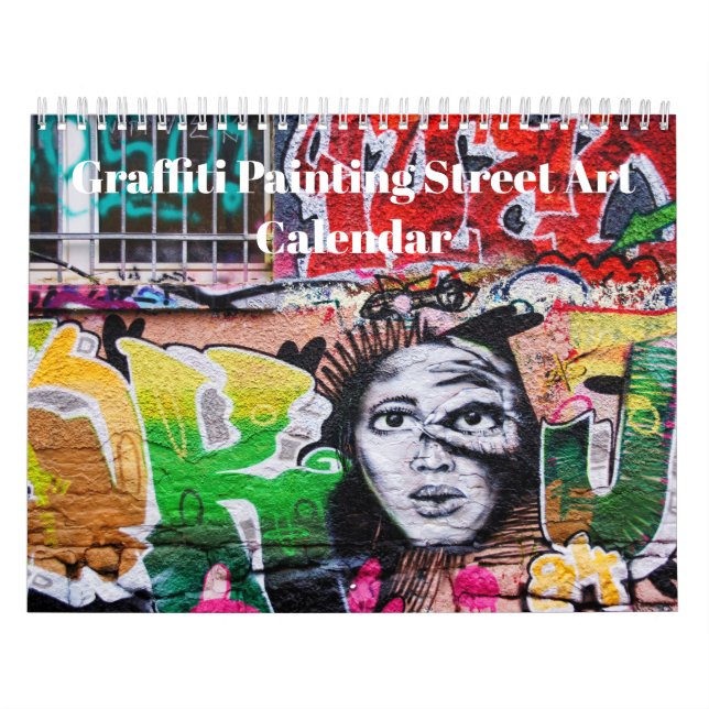 Calendrier Graffiti coloré Peinture Street Art 2025 (Protection)