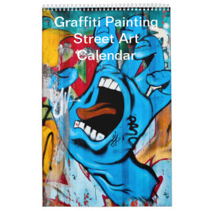 Calendrier Graffiti coloré Peinture Street Art 2025