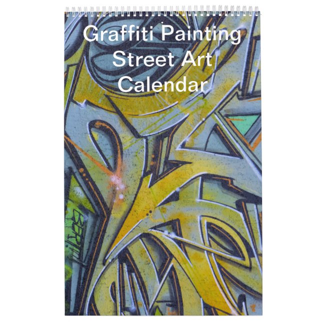 Calendrier Graffiti coloré Peinture Street Art 2025 (Protection)
