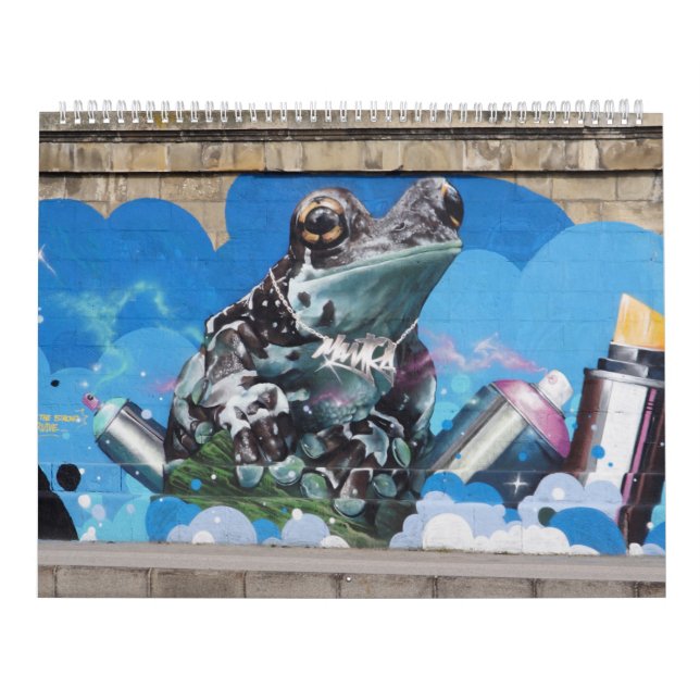 Calendrier Graffiti de création bizarre 2024 (Protection)