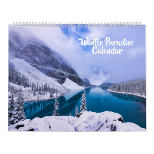 Calendrier Grand Format Paradis d'Hiver