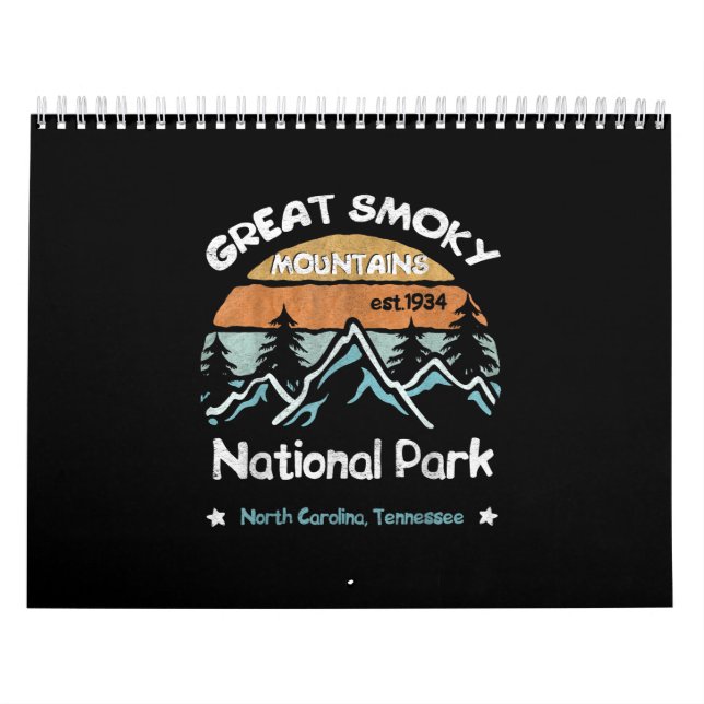 Calendrier Grand Smoky Mountains Camping du parc national des (Protection)