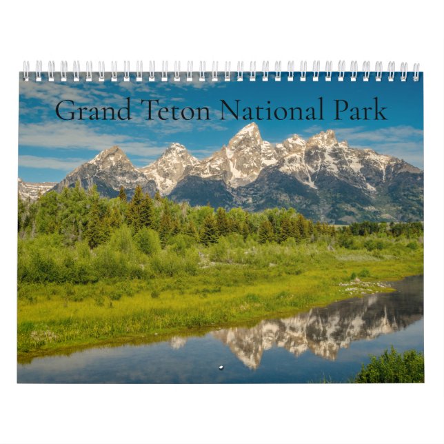 Calendrier Grand Teton National Park Landscape (Protection)