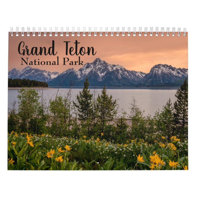 Calendrier Grand Teton National Park Photographie du paysage (Protection)