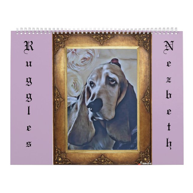 Calendrier GrandCalendrier de deux pages, blanc (Protection)