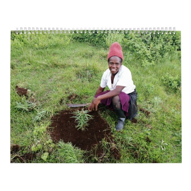 Calendrier GrandCalendrier de deux pages, blanc (Protection)