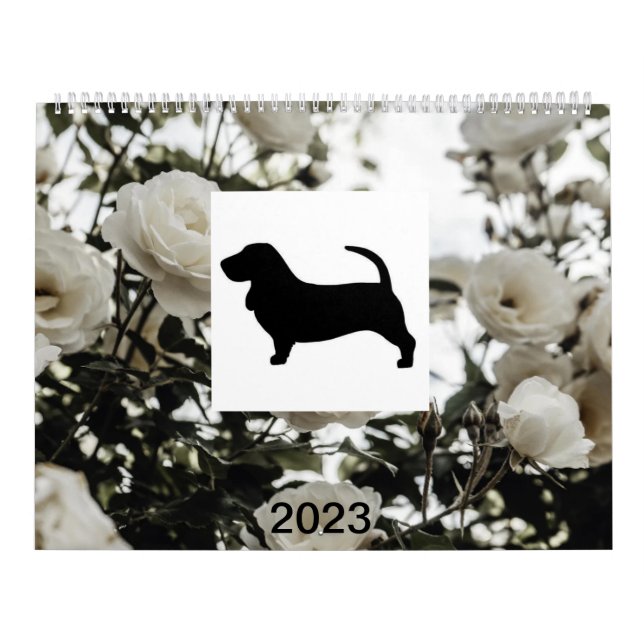 Calendrier GrandCalendrier de deux pages, blanc (Protection)