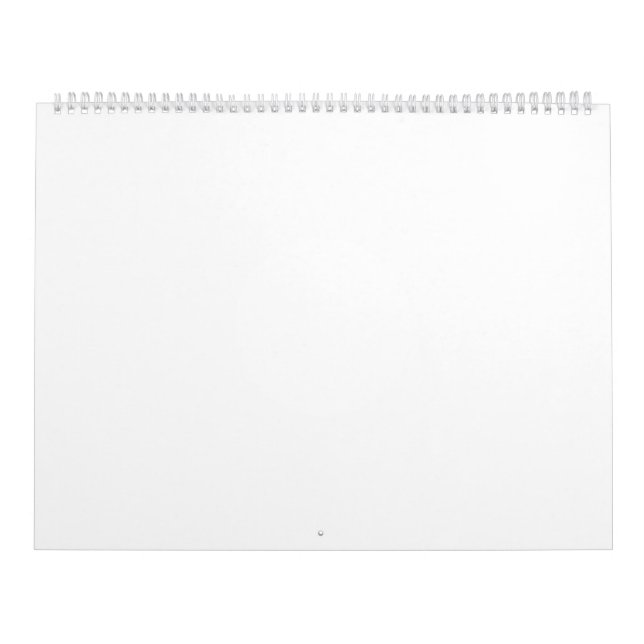 Calendrier GrandCalendrier de deux pages, blanc (Protection)