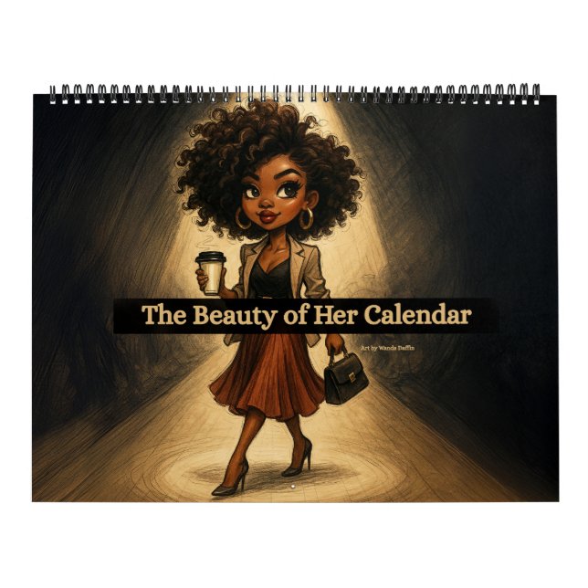 Calendrier Grande Femme Noire 2026 (Protection)